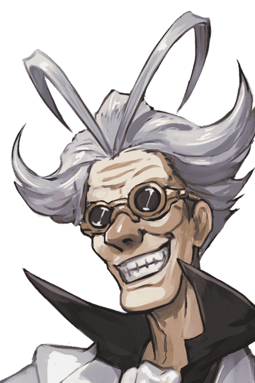 Dr. Pouje character portrait