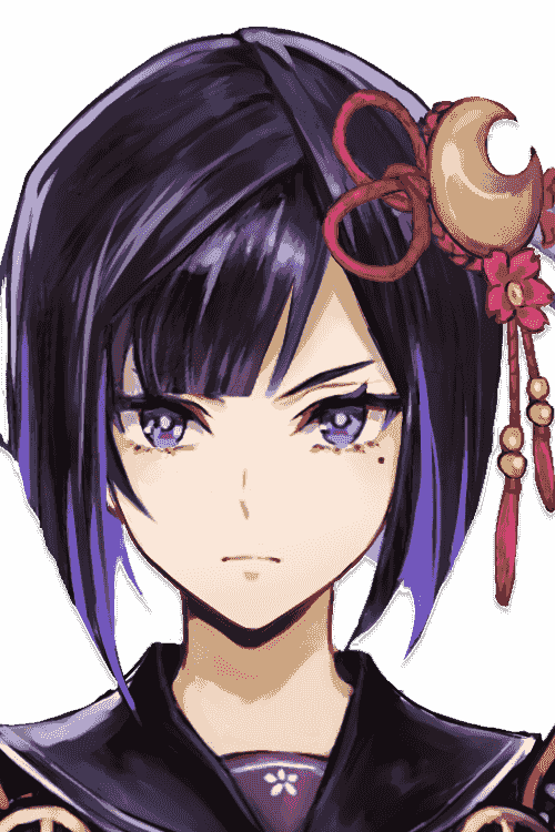 Saya character portrait